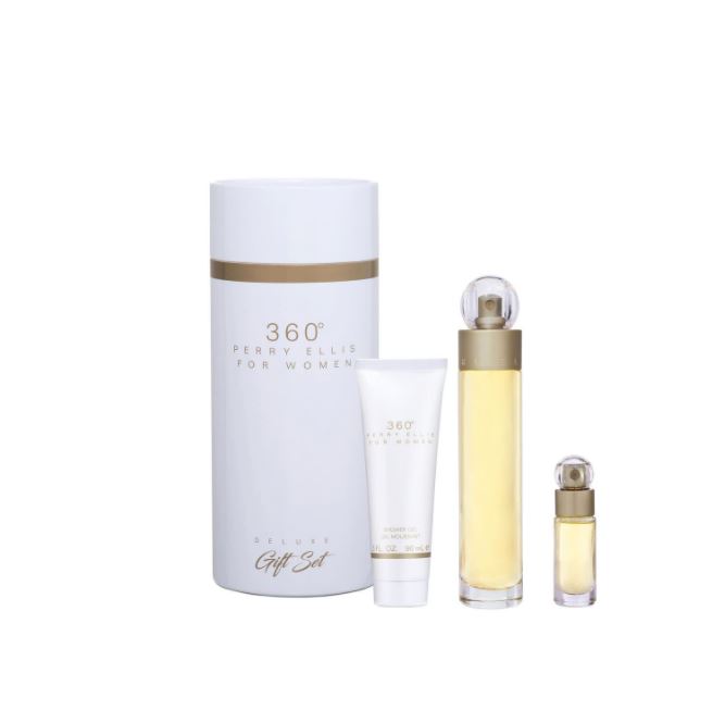 Perry Ellis 360 For Women Deluxe Gift Set 3.4 oz