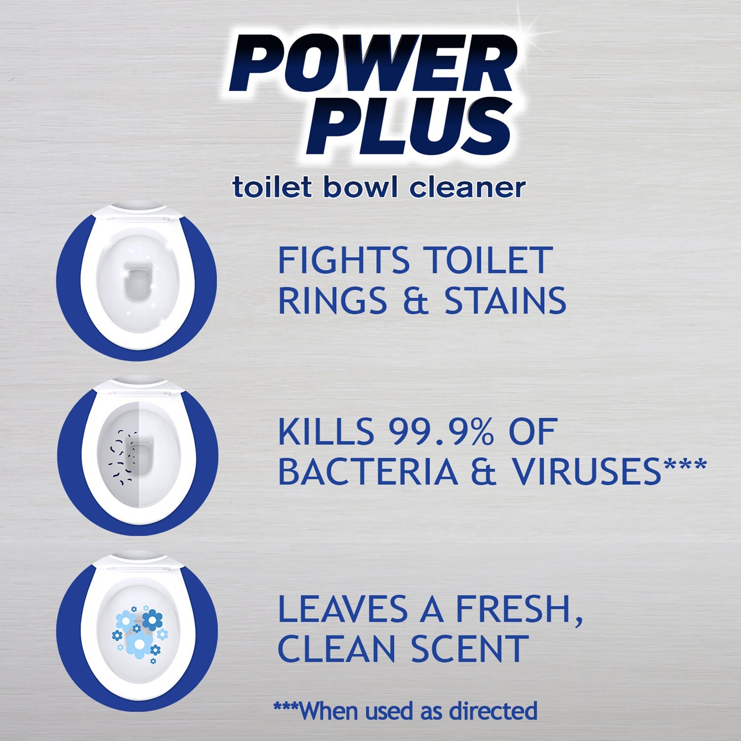 Lysol Toilet Bowl Cleaner, Power Plus, Atlantic Fresh, 24 oz