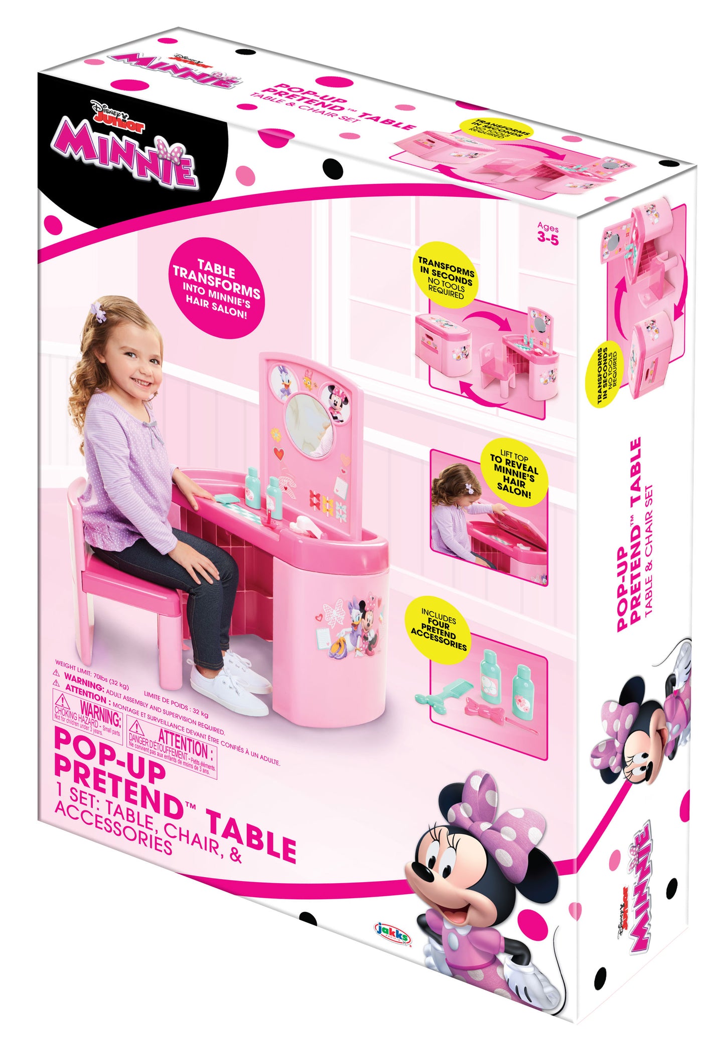 Disney Minnie Mouse Pop-Up Pretend Table