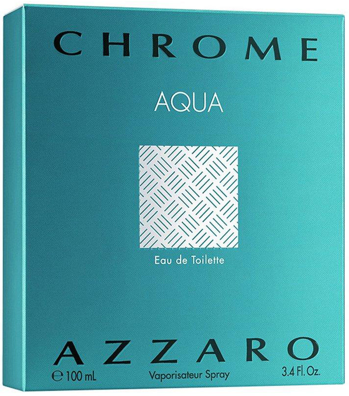 Chrome Aqua EDT 3.4 oz 100 ml Men by Azzaro