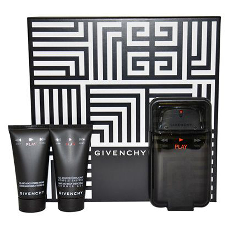Givenchy Play Intense 3pc Gift Set EDT 3.3 oz 100 ml Men
