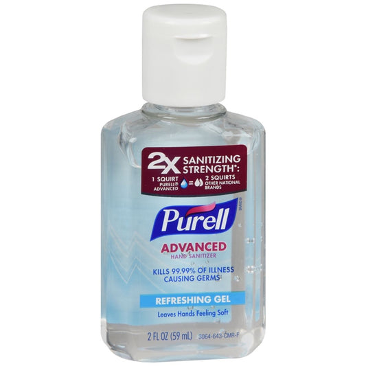 Purell Advanced Hand Gel, 2 Ounce, 59 ml (Pack of 3)