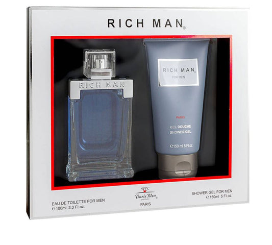 Rich Man Giftset EDT 100 ml and Shower Gel 150 ml for Men