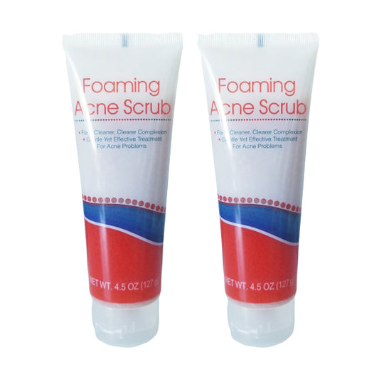 Foaming Acne Facial Scrub 4.5 oz "2-PACK"