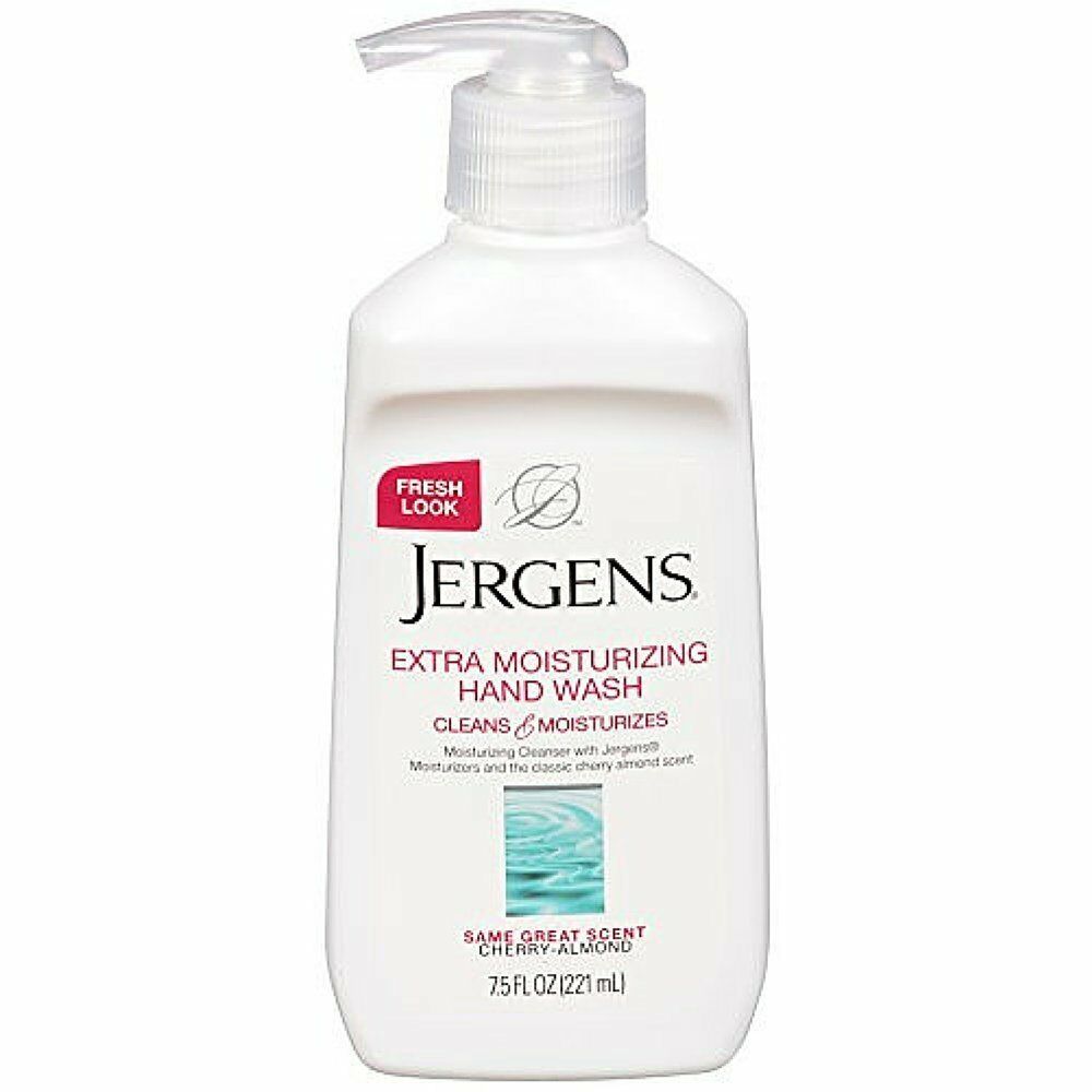 Jergens Moisturizing Hand Wash - Cherry Almond - 7.5 oz (PACK OF 3)