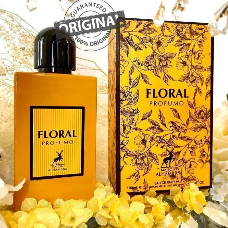 Floral Profumo Eau De Parfum 3.4 oz 100 ml By Maison Alhambra
