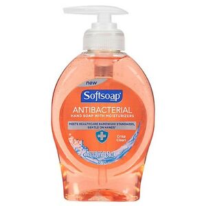 Softsoap Antibacterial Hand Soap with Moisturizers, Crisp Clean 5.50 oz (Pack of 2)