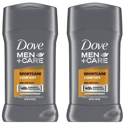 Dove Men Plus Care Sport care Comfort Antiperspirant Deodorant Stick 2.7 oz "2-PACK"