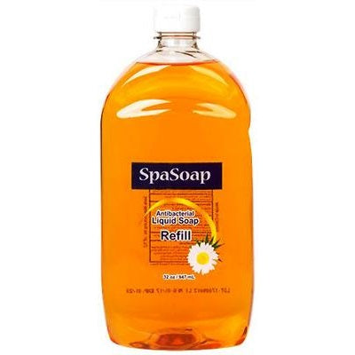 SpaSoap Antibacterial Hand Soap 32 Oz Refill (Orange)