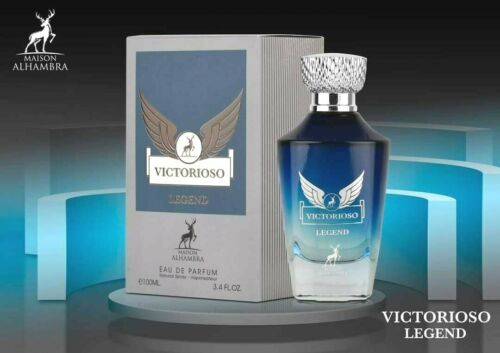 Alhambra Victorioso Legend Eau de Parfum for Men 3.4 oz 100 ml