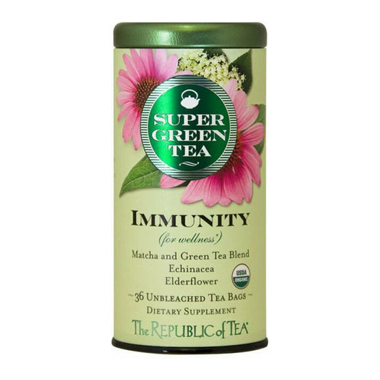 The Republic of Tea Organic Immunity SuperGreen 36 Tea Bags