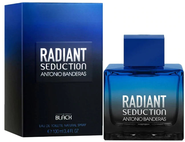 Antonio Banderas Radiant Seduction in Black Eau de Toilette 3.4 oz 100 ml Men