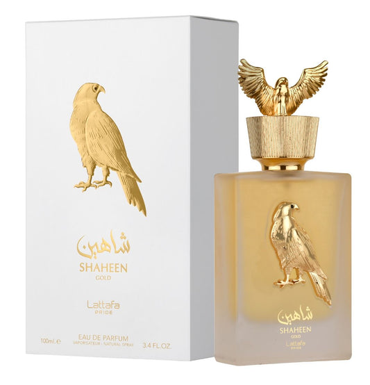 SHAHEEN Gold By LATTAFA PRIDE Eau De Parfum Spray 3.4 oz 100 ml