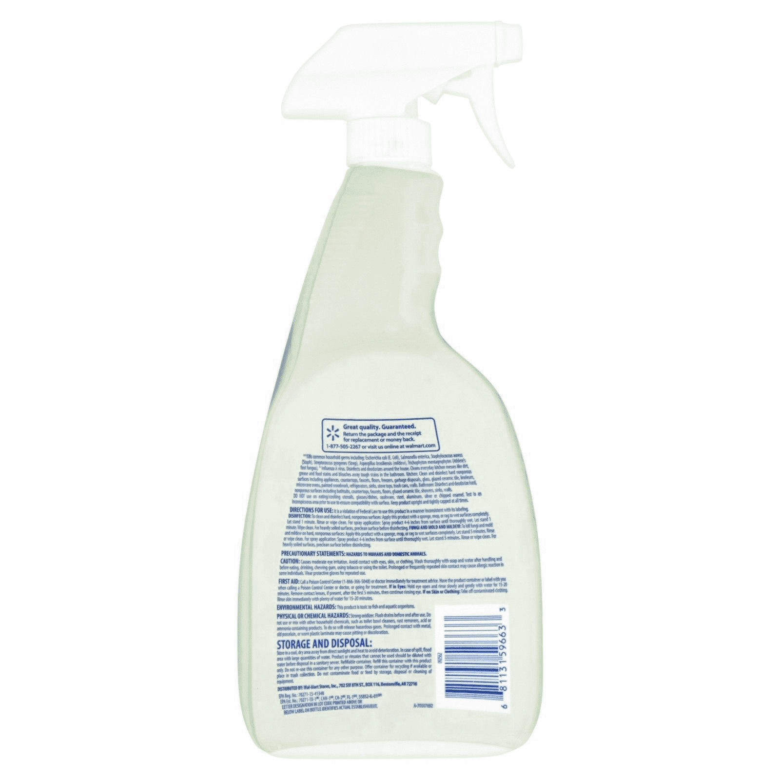 Great Value Bathroom Cleaner with Bleach 32oz
