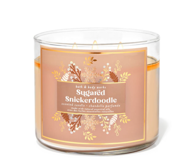 Bath & Body Works Sugared Snickerdoodle 3-Wick Candle