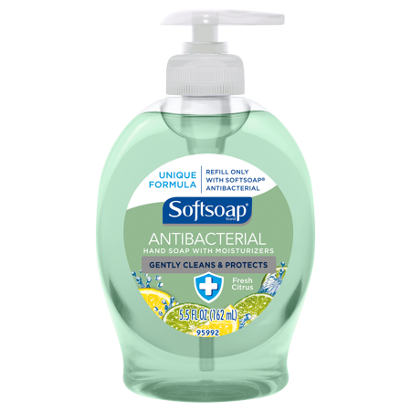 Softsoap Antibacterial Hand Soap with Moisturizers, Fresh Citrus 5.50 oz "2 Pack"