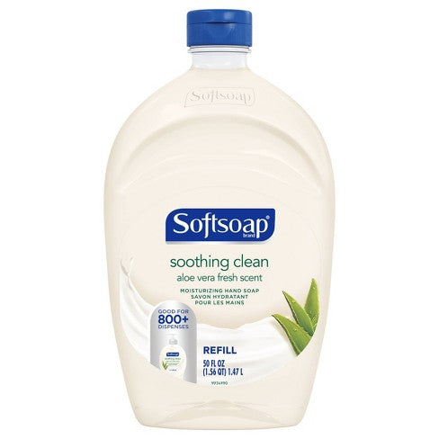 Softsoap Hand Soap Soothing Clean aloe vera fresh scent 50 oz - 1.47 L