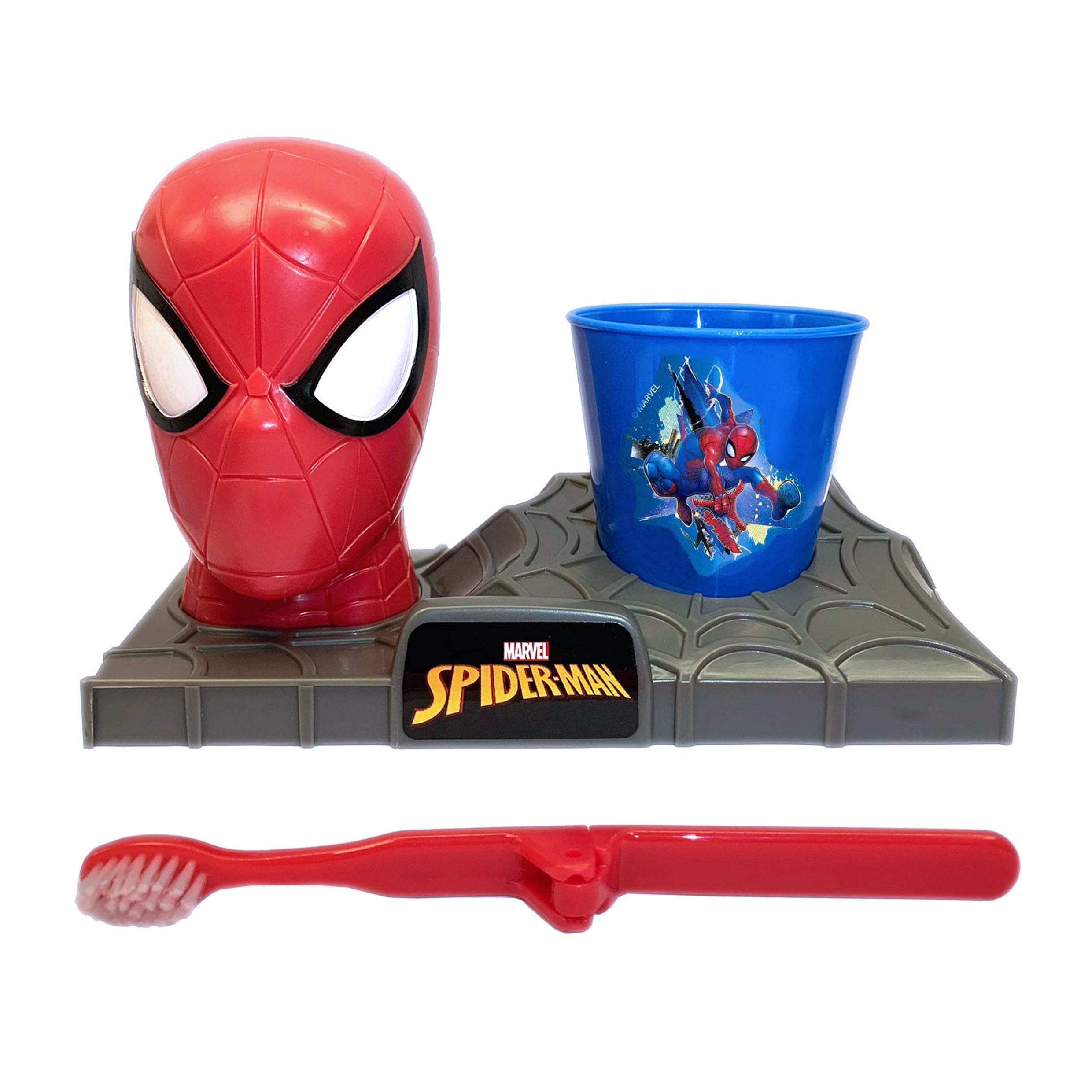 Spiderman Great Smile Toothbrush Set, Toothbrush Holder, Toothbrush ...