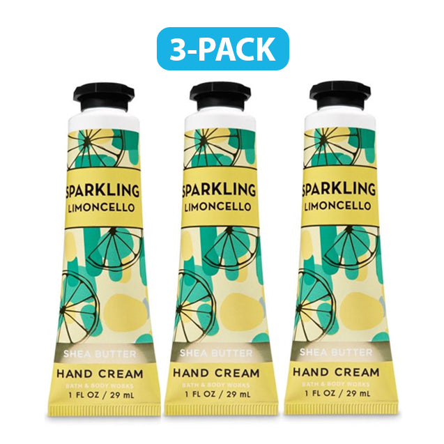 Bath Body Works Sparkling Limoncello Hand Cream 1.0 oz "3-PACK"