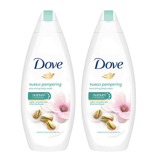 Dove Pistachio Cream & Magnolia Body Wash 750 ml "2-PACK"