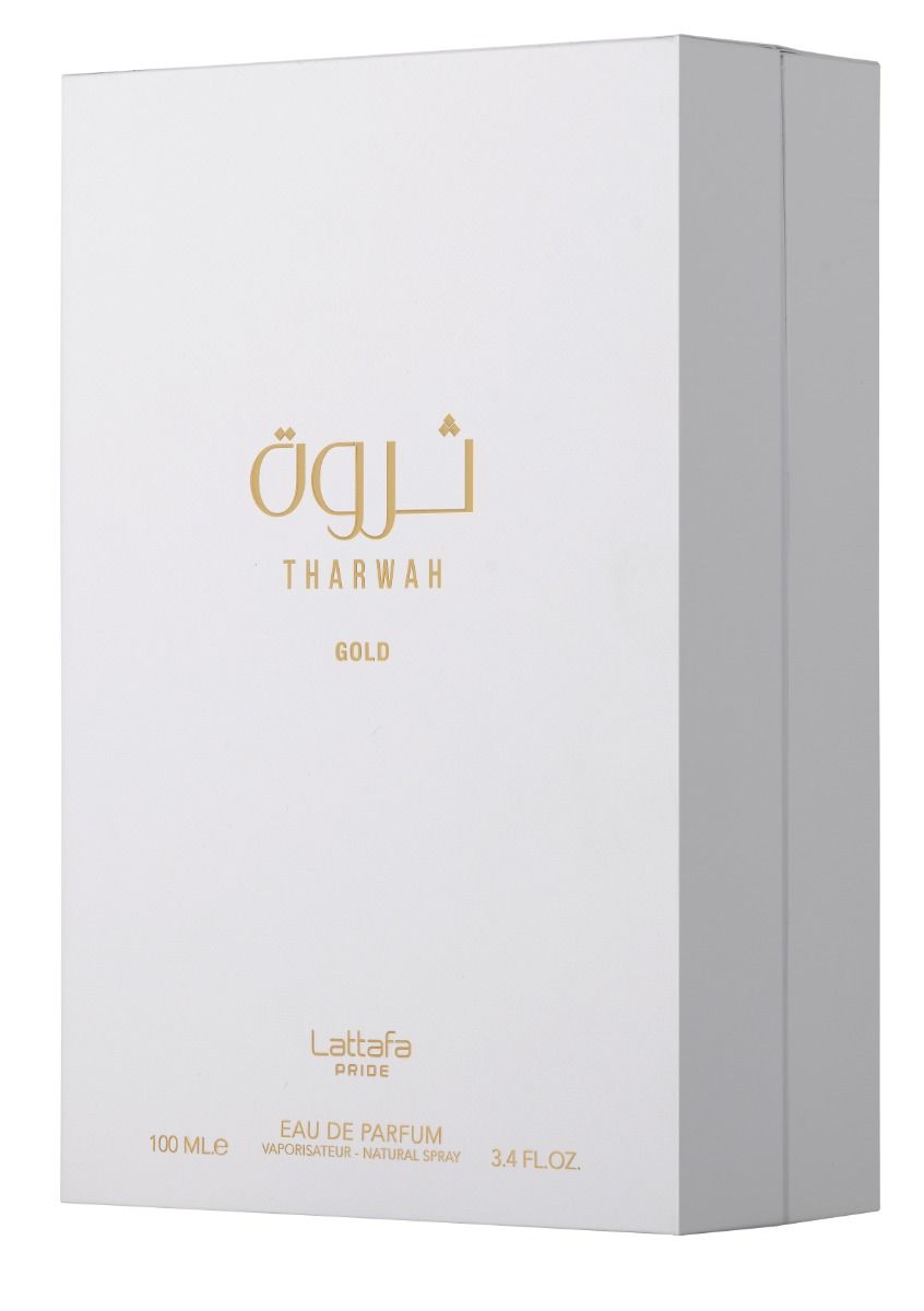 Tharwah Gold By LATTAFA PRIDE Eau De Parfum Spray 3.4 oz 100 ml