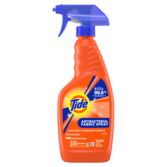 Tide Antibacterial Fabric Spray, Original Scent, 22 fl oz