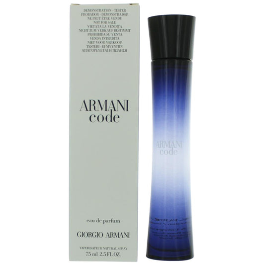Armani Code By Giorgio Armani EDP 2.5 oz Women TESTER in white box