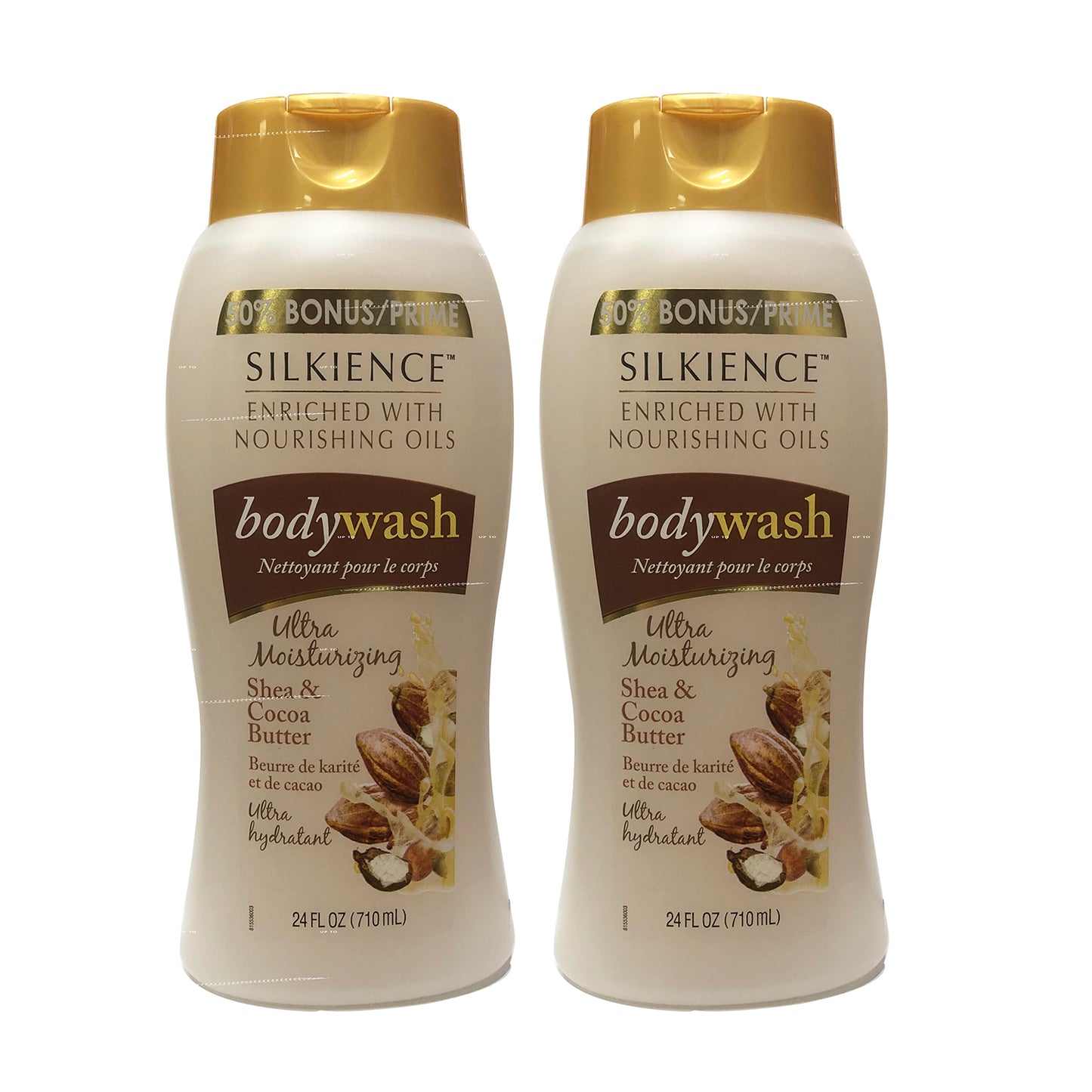 Silkience Moisturizing Body Wash with Shea Cocoa Butter 24 oz "2-PACK"