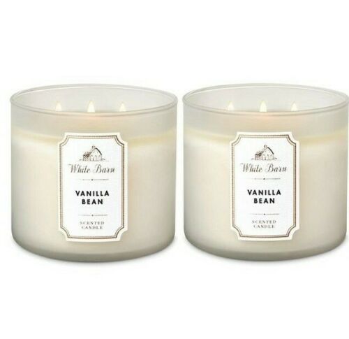 Bath & Body Works Vanilla Bean 3-Wick Scented Candle 14.5 oz "Pack of 2pcs"