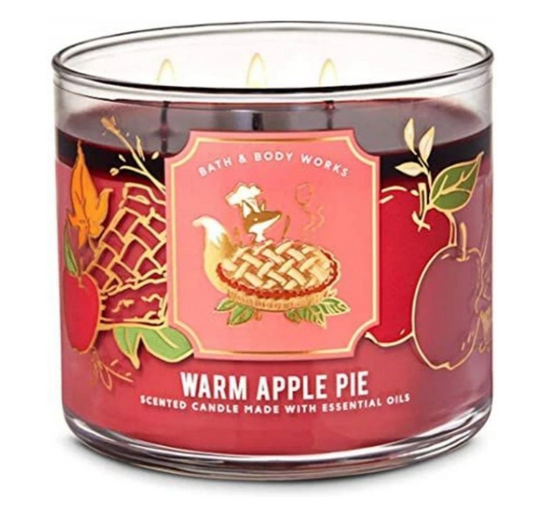 Bath & Body Works Warm Apple Pie 3-Wick Candle