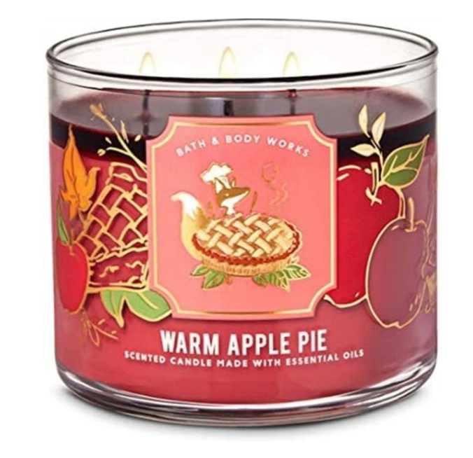 Bath & Body Works Warm Apple Pie 3-Wick Candle