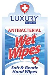 Luxury Hygiene Antibacterial Hand Sanitizer Wipes 40 Count