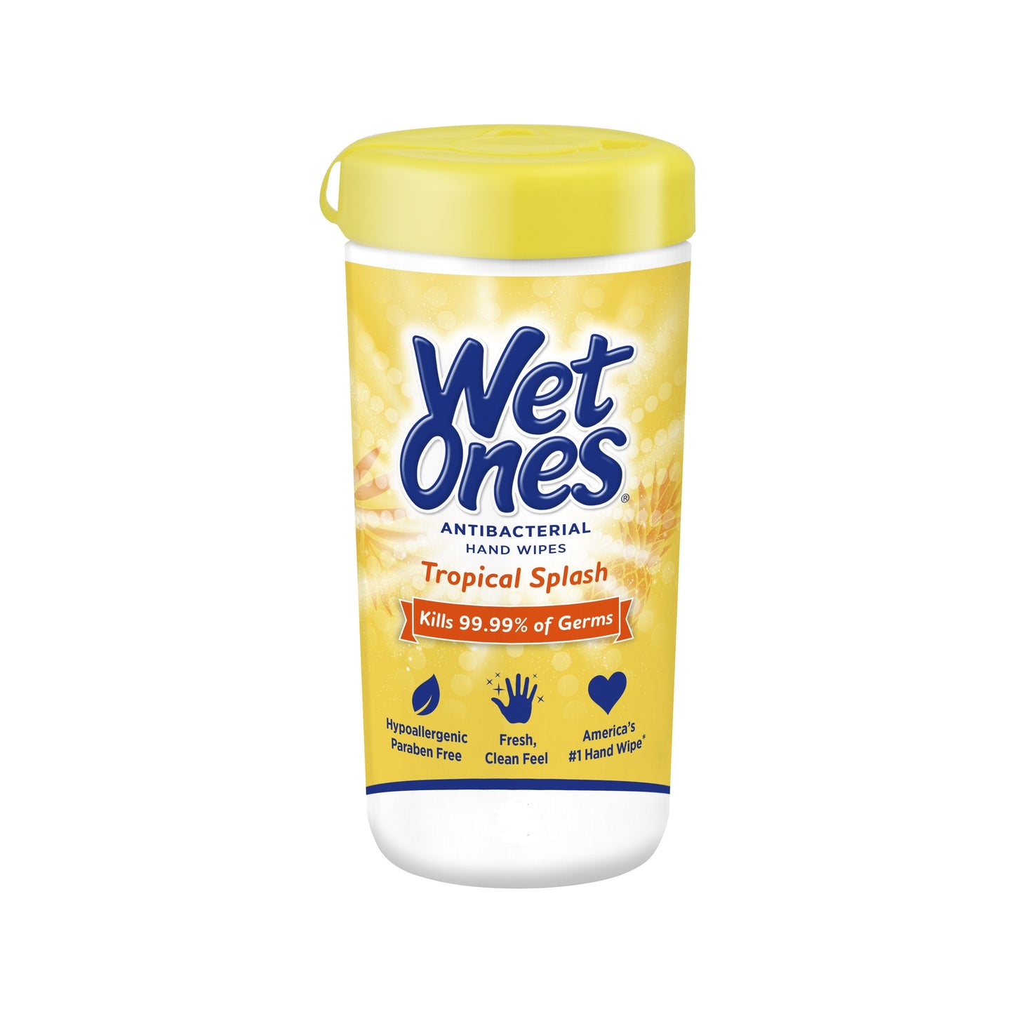 Wet Ones Antibacterial Hand Wipes 40ct (2 pack), Tropical Splash