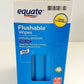 Equate Flushable Wipes, 18 ct, 5/pk, 90 wipes in total