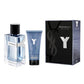 YSL Y Men Gift Set (3.3 oz EDT Spray & 1.6 oz Shower Gel)