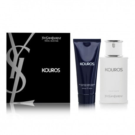 Yves Saint Laurent Kouros Gift Set 2PCS Eau de Toilette  3.3 oz 100ml