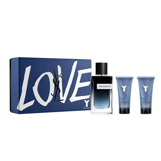 Yves Saint Laurent "Y" Love 3pc Gift Set EDP 3.3 oz Men